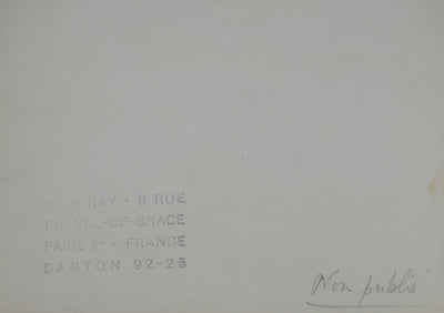 MAN RAY : Portrait aux rayons de soleil, oeuvre originale (photo de détail 7) - Crédit photo : Galerie Art.Paris