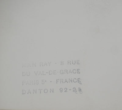 MAN RAY : Figure au bicycle, oeuvre originale (photo de détail 6) - Crédit photo : Galerie Art.Paris