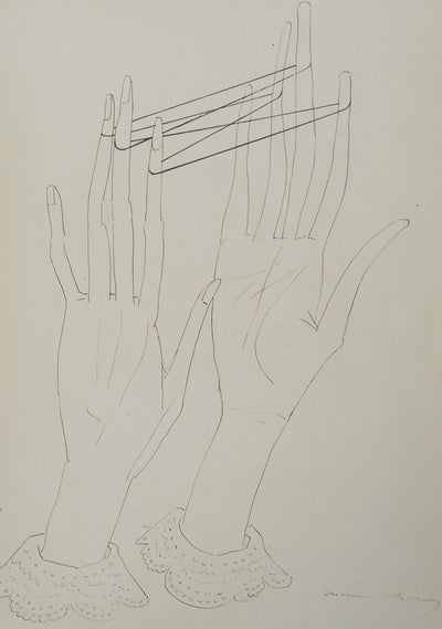MAN RAY : Jeu de ficelles, c, oeuvre originale (photo de détail 3) - Crédit photo : Galerie Art.Paris