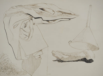 MAN RAY : Composition au gant, oeuvre originale (photo de détail 2) - Crédit photo : Galerie Art.Paris