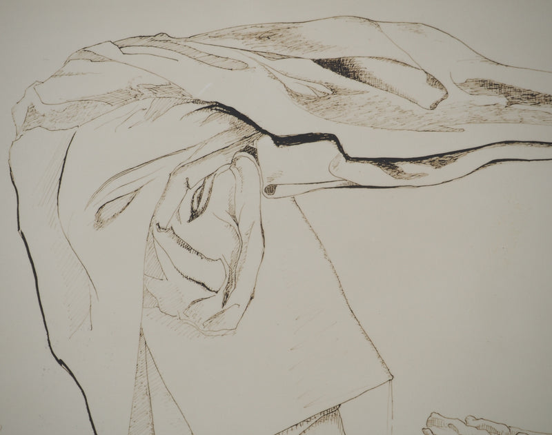 MAN RAY : Composition au gant, oeuvre originale (photo de détail 3) - Crédit photo : Galerie Art.Paris