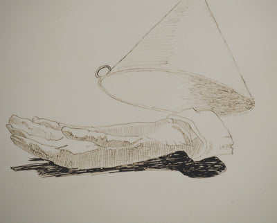 MAN RAY : Composition au gant, oeuvre originale (photo de détail 4) - Crédit photo : Galerie Art.Paris