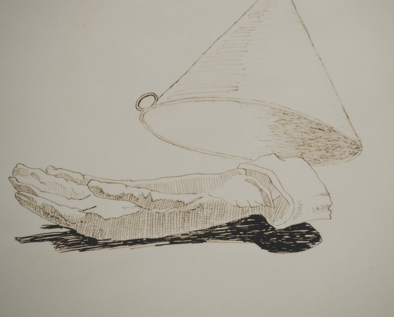 MAN RAY : Composition au gant, oeuvre originale (photo de détail 4) - Crédit photo : Galerie Art.Paris