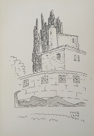 MAN RAY : Le château abandonné, oeuvre originale (vue générale) - Crédit photo : Galerie Art.Paris