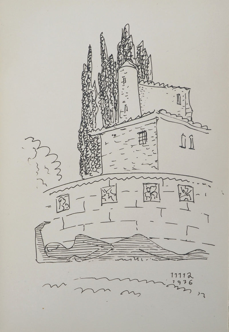 MAN RAY : Le château abandonné, oeuvre originale (vue générale) - Crédit photo : Galerie Art.Paris