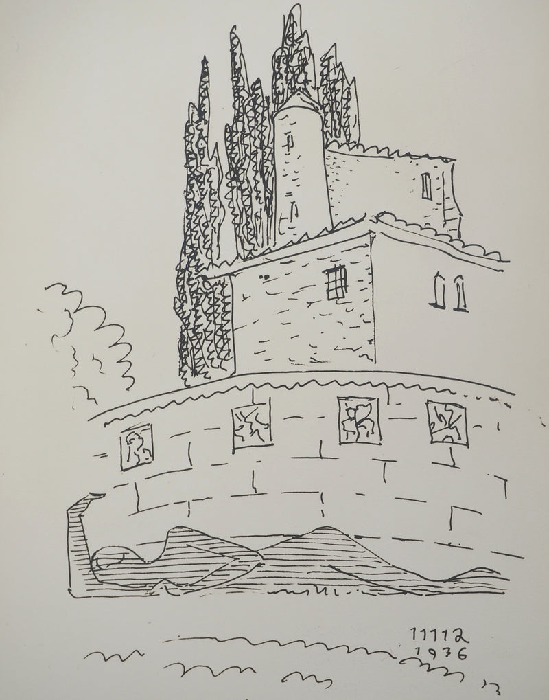 MAN RAY : Le château abandonné, oeuvre originale (photo de détail 3) - Crédit photo : Galerie Art.Paris