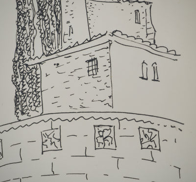 MAN RAY : Le château abandonné, oeuvre originale (photo de détail 5) - Crédit photo : Galerie Art.Paris