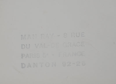MAN RAY : Profil de femme se faisant coiffer, oeuvre originale (photo de détail 6) - Crédit photo : Galerie Art.Paris