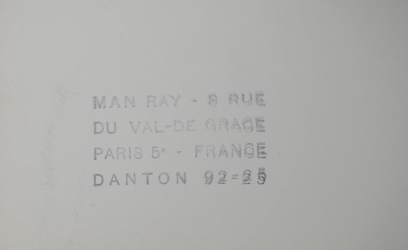 MAN RAY : Main réconfortante, c, oeuvre originale (photo de détail 6) - Crédit photo : Galerie Art.Paris
