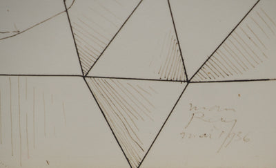 MAN RAY : Figures vues de dos, oeuvre originale (photo de détail 2) - Crédit photo : Galerie Art.Paris