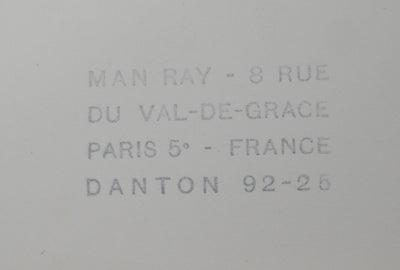 MAN RAY : Figures vues de dos, oeuvre originale (photo de détail 6) - Crédit photo : Galerie Art.Paris