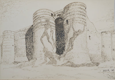 MAN RAY : Les tours aux figures, oeuvre originale (vue générale) - Crédit photo : Galerie Art.Paris