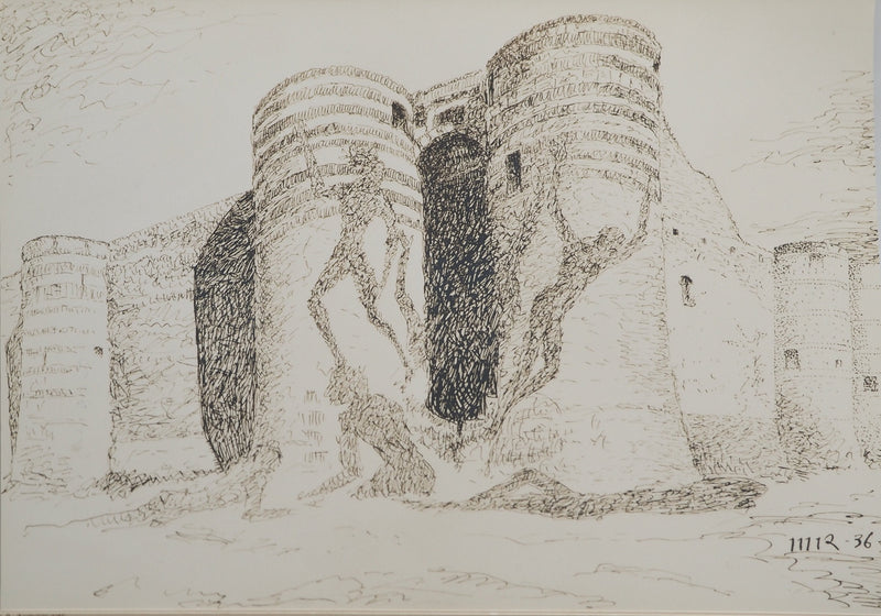 MAN RAY : Les tours aux figures, oeuvre originale (vue générale) - Crédit photo : Galerie Art.Paris