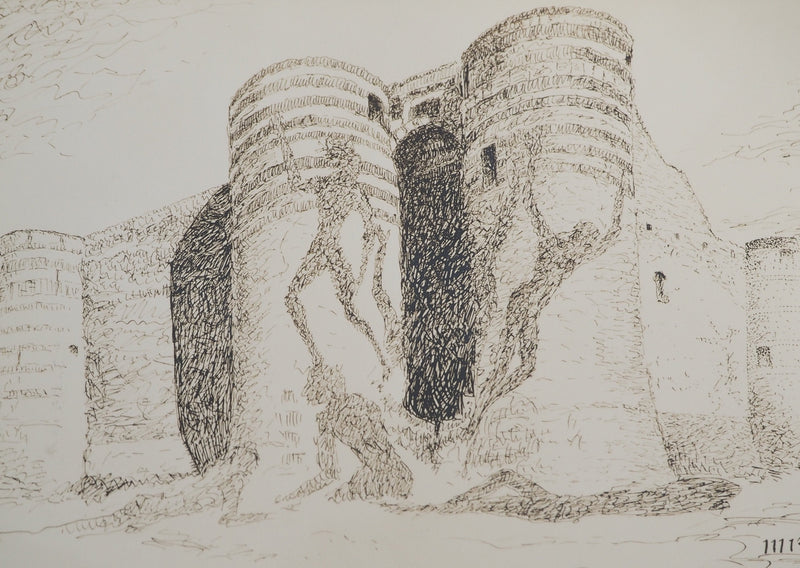 MAN RAY : Les tours aux figures, oeuvre originale (photo de détail 2) - Crédit photo : Galerie Art.Paris