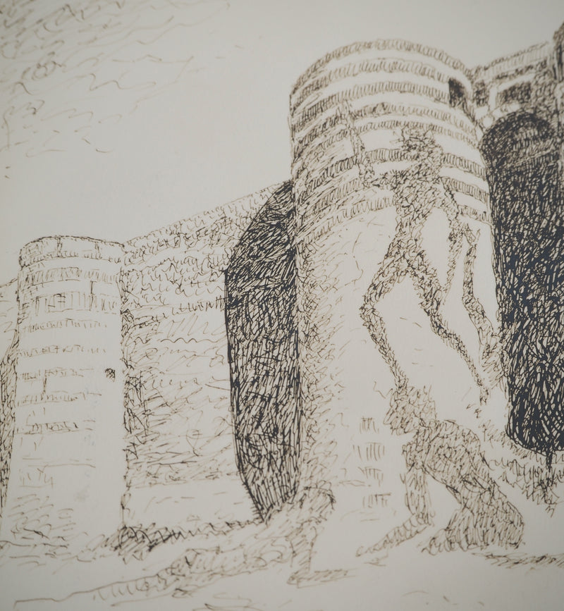 MAN RAY : Les tours aux figures, oeuvre originale (photo de détail 3) - Crédit photo : Galerie Art.Paris