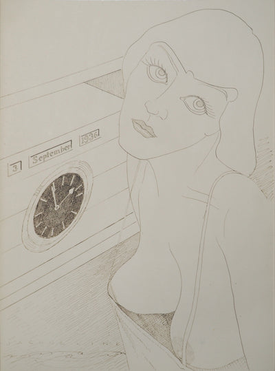 MAN RAY : Portrait de Jacqueline, oeuvre originale (vue générale) - Crédit photo : Galerie Art.Paris
