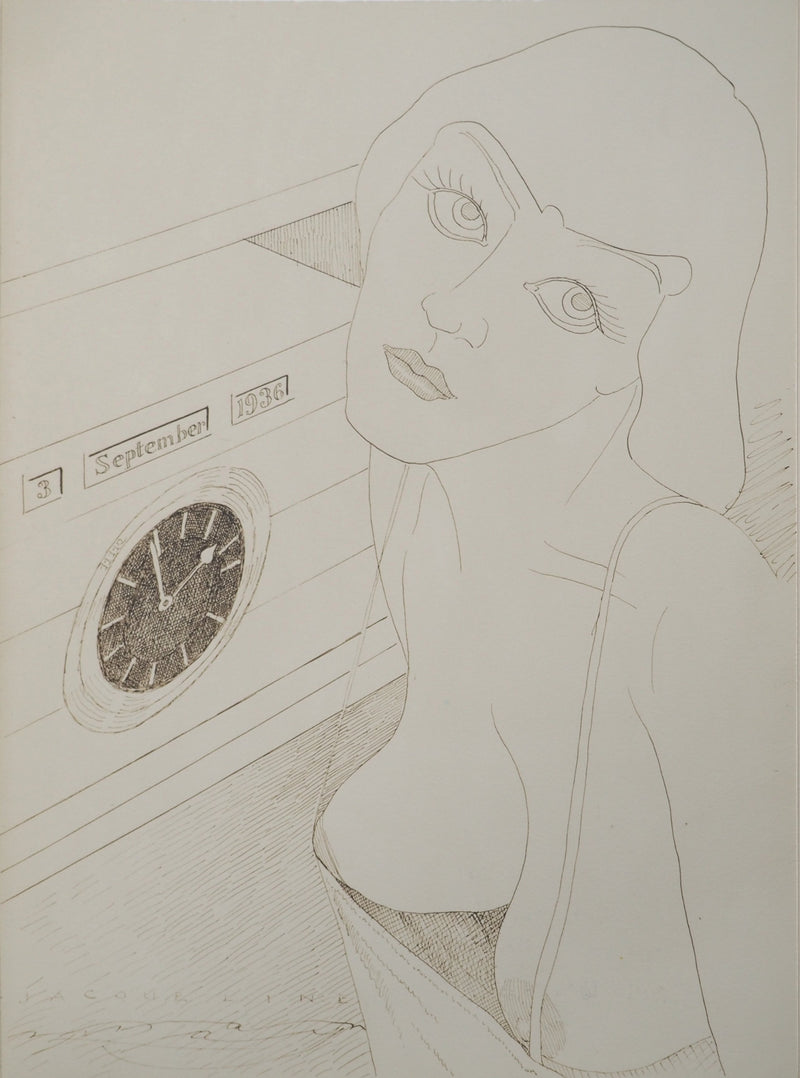 MAN RAY : Portrait de Jacqueline, oeuvre originale (vue générale) - Crédit photo : Galerie Art.Paris