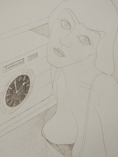 MAN RAY : Portrait de Jacqueline, oeuvre originale (photo de détail 3) - Crédit photo : Galerie Art.Paris