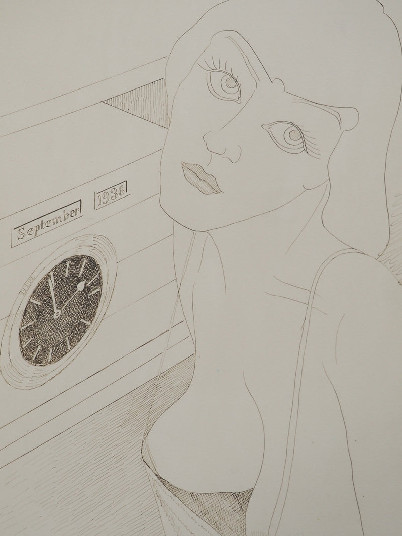 MAN RAY : Portrait de Jacqueline, oeuvre originale (photo de détail 3) - Crédit photo : Galerie Art.Paris