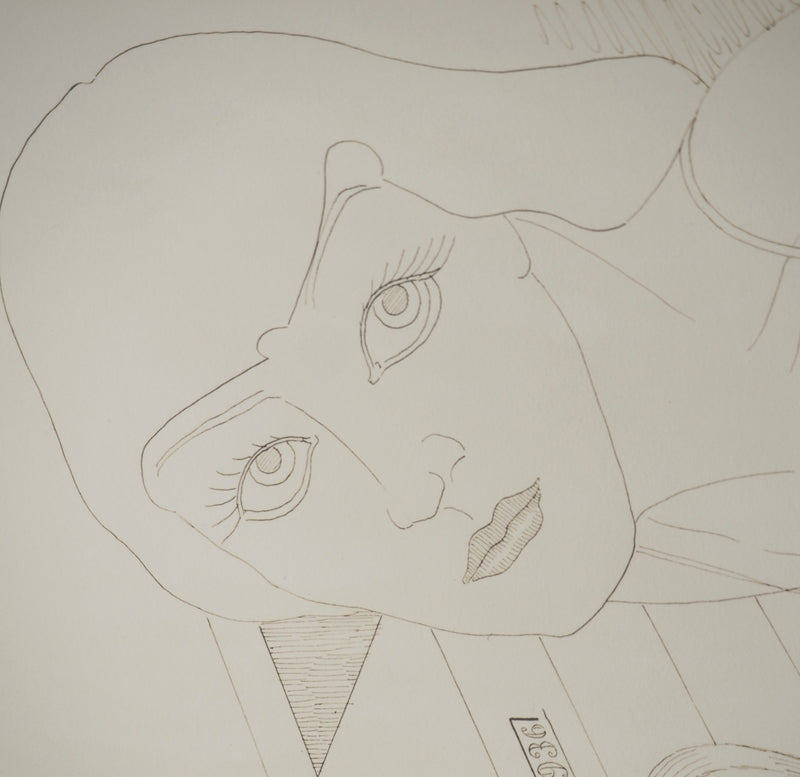 MAN RAY : Portrait de Jacqueline, oeuvre originale (photo de détail 4) - Crédit photo : Galerie Art.Paris