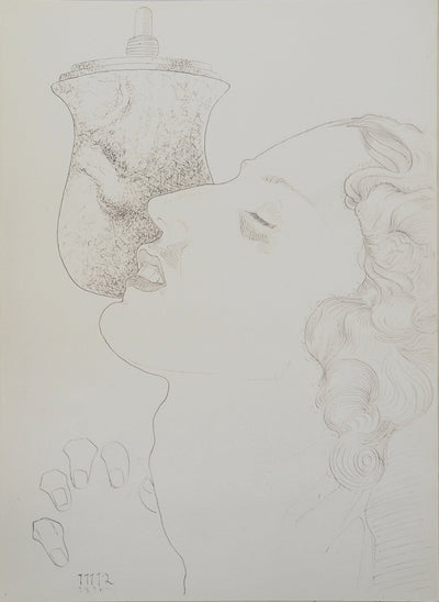 MAN RAY : Profil féminin, oeuvre originale (vue générale) - Crédit photo : Galerie Art.Paris