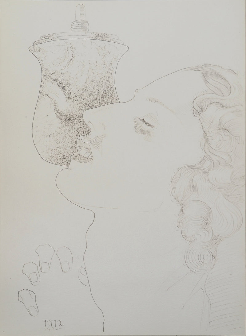 MAN RAY : Profil féminin, oeuvre originale (vue générale) - Crédit photo : Galerie Art.Paris