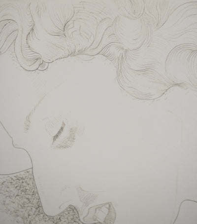 MAN RAY : Profil féminin, oeuvre originale (photo de détail 3) - Crédit photo : Galerie Art.Paris