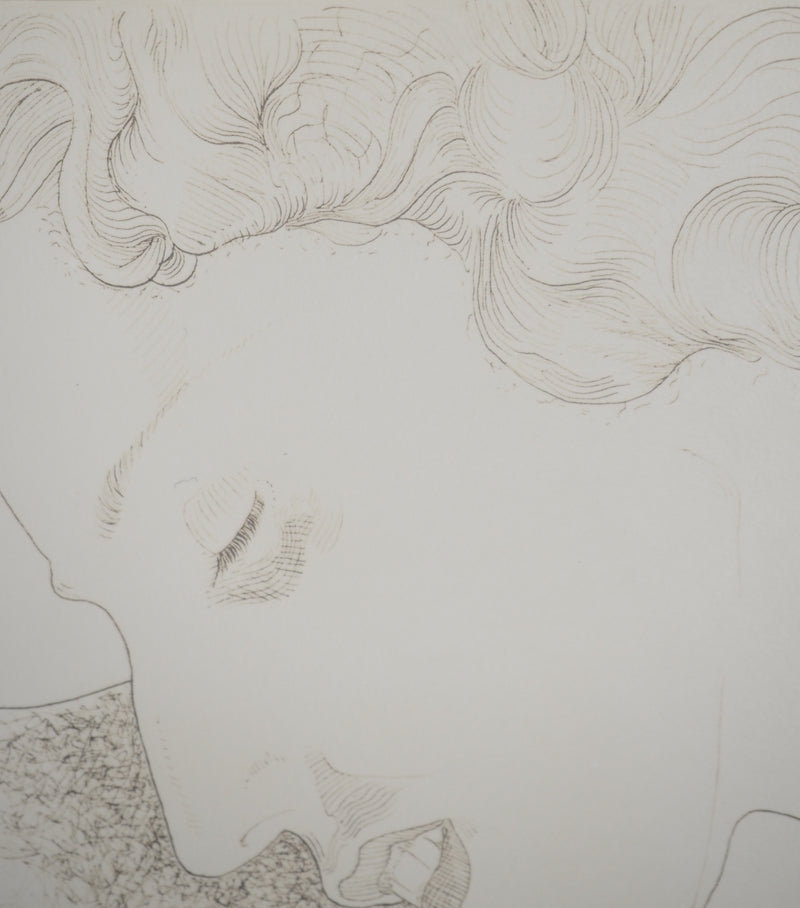 MAN RAY : Profil féminin, oeuvre originale (photo de détail 3) - Crédit photo : Galerie Art.Paris