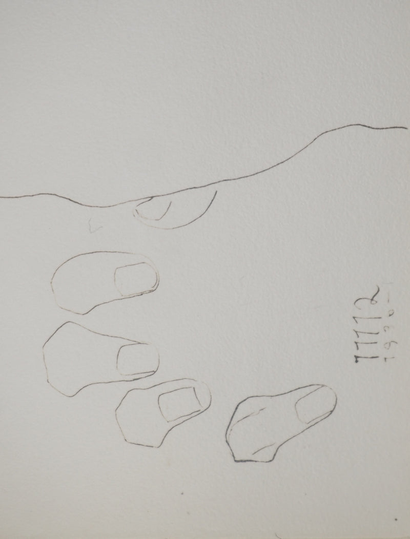 MAN RAY : Profil féminin, oeuvre originale (photo de détail 4) - Crédit photo : Galerie Art.Paris