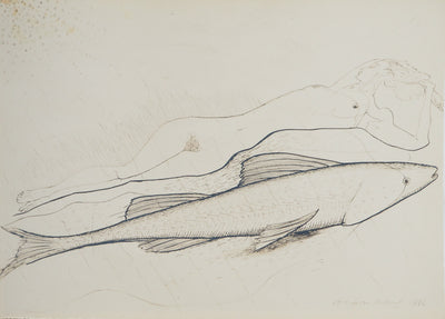 MAN RAY : Femme poisson, oeuvre originale (vue générale) - Crédit photo : Galerie Art.Paris