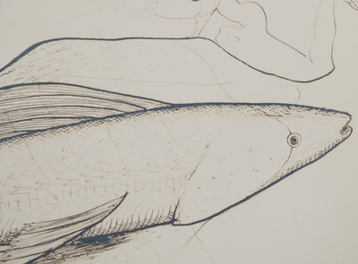 MAN RAY : Femme poisson, oeuvre originale (photo de détail 3) - Crédit photo : Galerie Art.Paris