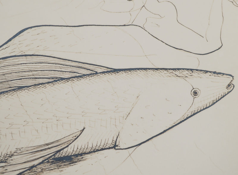 MAN RAY : Femme poisson, oeuvre originale (photo de détail 3) - Crédit photo : Galerie Art.Paris