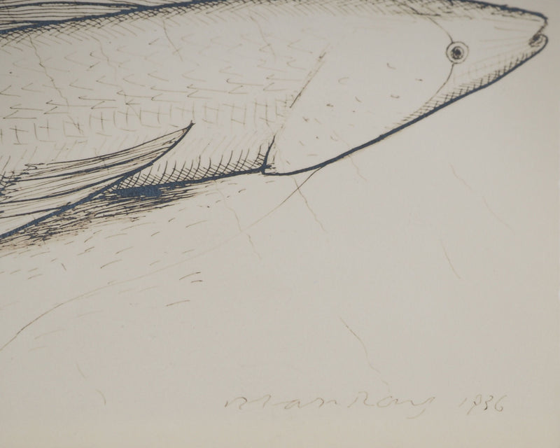 MAN RAY : Femme poisson, oeuvre originale (photo de détail 6) - Crédit photo : Galerie Art.Paris