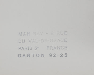 MAN RAY : Femme poisson, oeuvre originale (photo de détail 5) - Crédit photo : Galerie Art.Paris