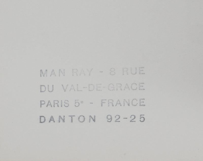 MAN RAY : Femme poisson, oeuvre originale (photo de détail 5) - Crédit photo : Galerie Art.Paris