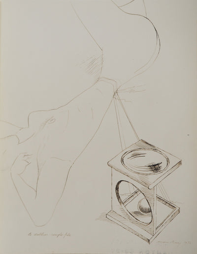 MAN RAY : Le sablier, oeuvre originale (vue générale) - Crédit photo : Galerie Art.Paris