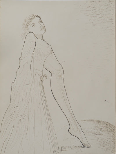 MAN RAY : Jambe surréaliste, oeuvre originale (vue générale) - Crédit photo : Galerie Art.Paris
