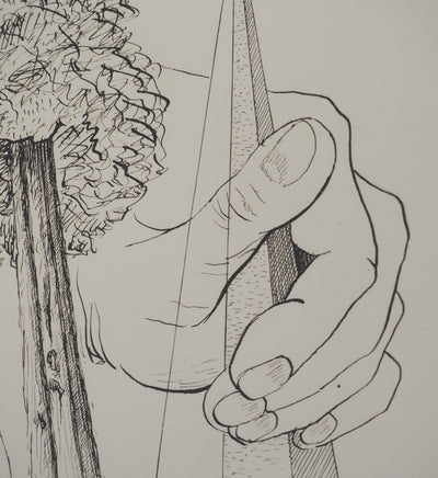 MAN RAY : L'espionnage, oeuvre originale (photo de détail 3) - Crédit photo : Galerie Art.Paris