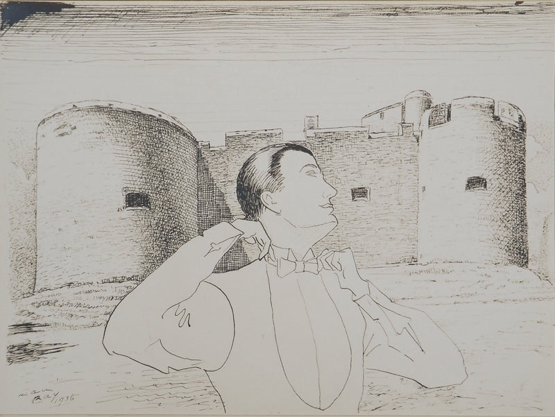 MAN RAY : Homme élégant, oeuvre originale (vue générale) - Crédit photo : Galerie Art.Paris