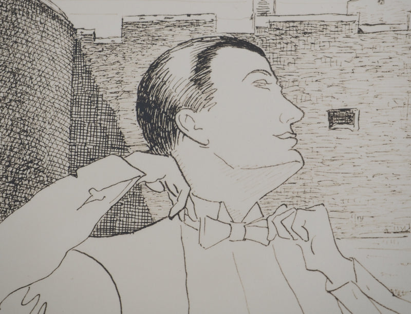 MAN RAY : Homme élégant, oeuvre originale (photo de détail 4) - Crédit photo : Galerie Art.Paris