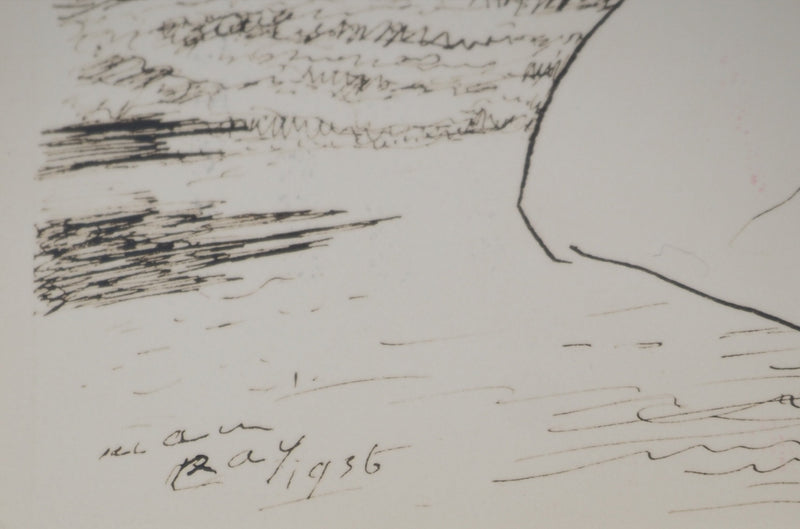 MAN RAY : Homme élégant, oeuvre originale (photo de détail 2) - Crédit photo : Galerie Art.Paris