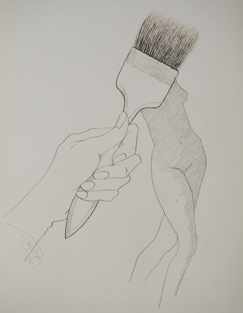 MAN RAY : La brosse à cheveux, oeuvre originale (photo de détail 3) - Crédit photo : Galerie Art.Paris