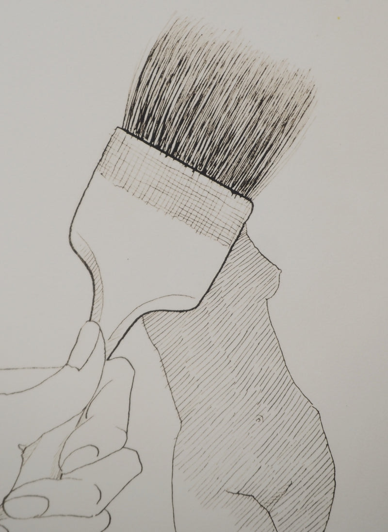 MAN RAY : La brosse à cheveux, oeuvre originale (photo de détail 4) - Crédit photo : Galerie Art.Paris