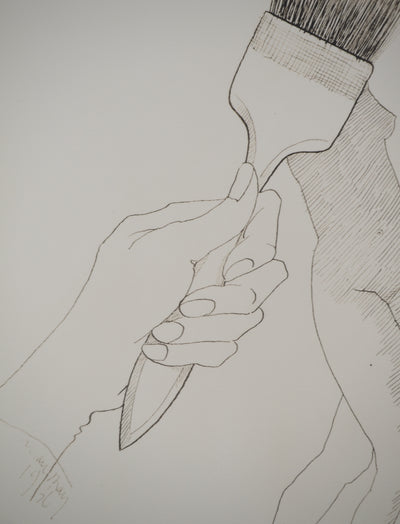 MAN RAY : La brosse à cheveux, oeuvre originale (photo de détail 5) - Crédit photo : Galerie Art.Paris
