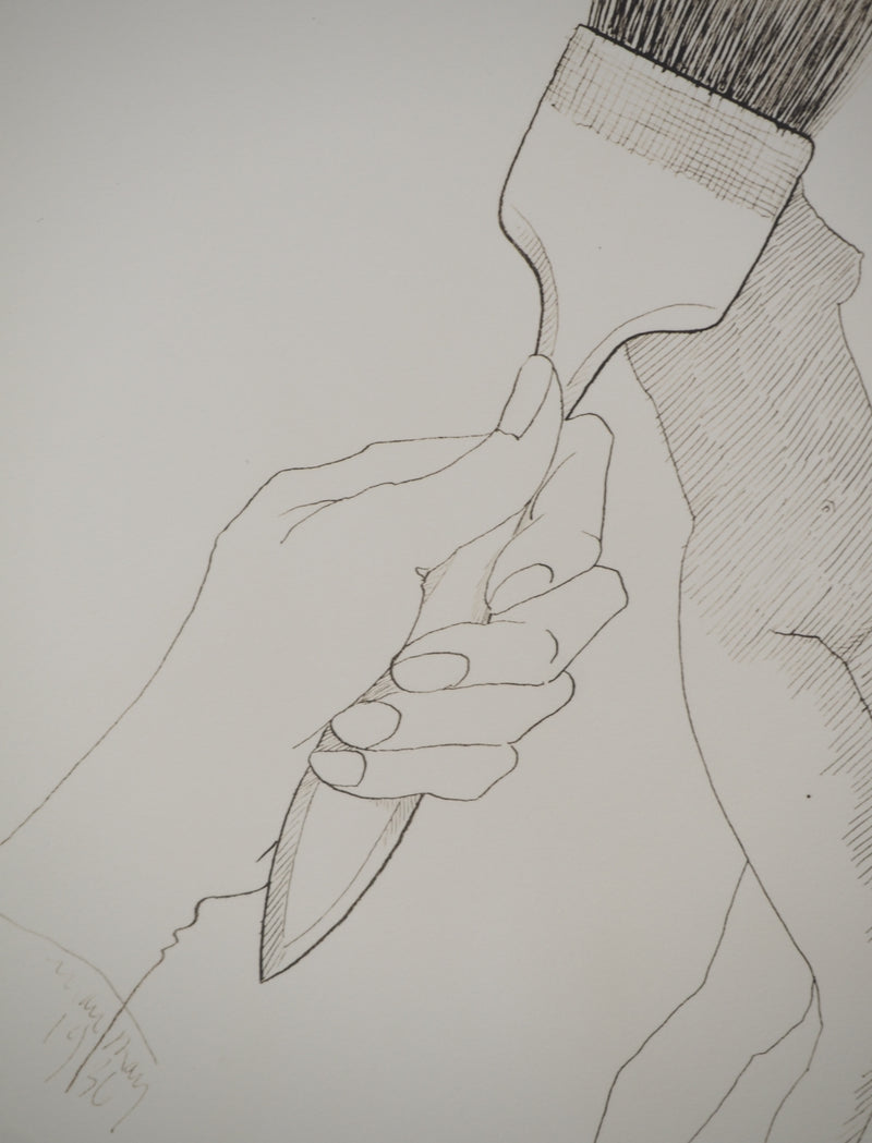 MAN RAY : La brosse à cheveux, oeuvre originale (photo de détail 5) - Crédit photo : Galerie Art.Paris