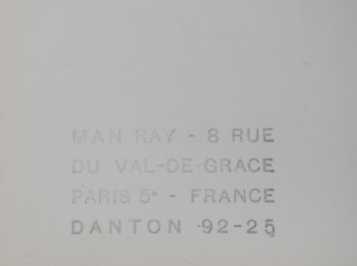 MAN RAY : La brosse à cheveux, oeuvre originale (photo de détail 6) - Crédit photo : Galerie Art.Paris