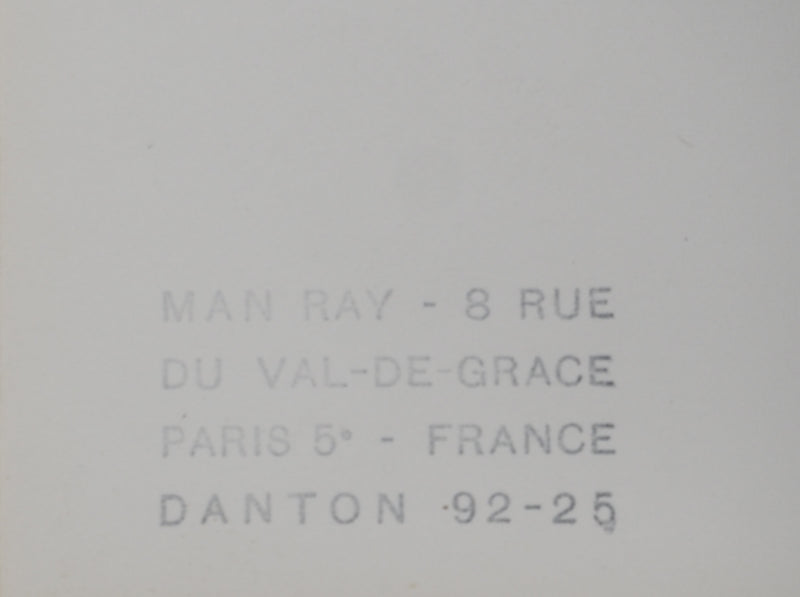 MAN RAY : La brosse à cheveux, oeuvre originale (photo de détail 6) - Crédit photo : Galerie Art.Paris
