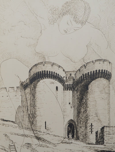 MAN RAY : Les Tours d'Eliane, oeuvre originale (photo de détail 3) - Crédit photo : Galerie Art.Paris