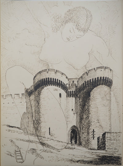 MAN RAY : Les Tours d'Eliane, oeuvre originale (vue générale) - Crédit photo : Galerie Art.Paris