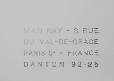 MAN RAY : Les Tours d'Eliane, oeuvre originale (photo de détail 7) - Crédit photo : Galerie Art.Paris